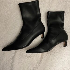 River Island Black Heeled Boots